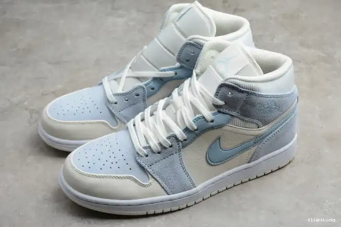 Air 1 Jordan Mixed Mid Blue Textures DA4666-100 0703